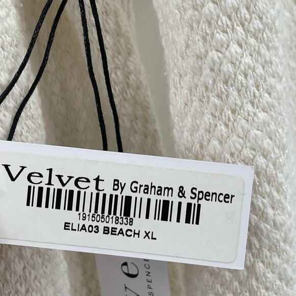 VELVET BY GRAHAM & SPENCER Elia Sweater Extra Large NWT Beach Knit Casual - Picture 5 of 10